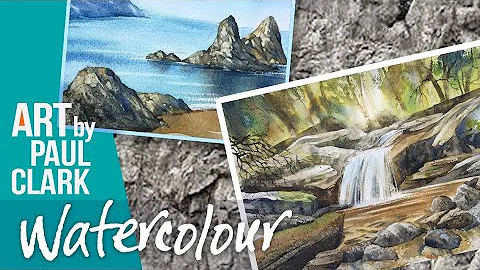 5 simple techniques for painting rocks in watercolour by Paul Clark