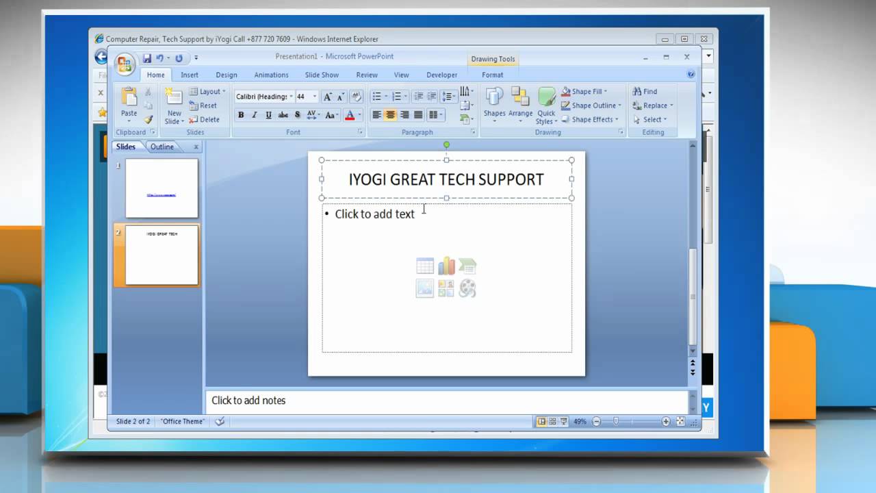 powerpoint presentation for windows 7