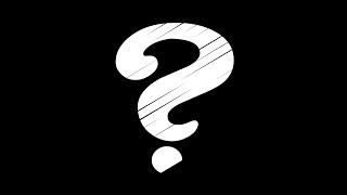 Question mark overlay Free download black screen footage