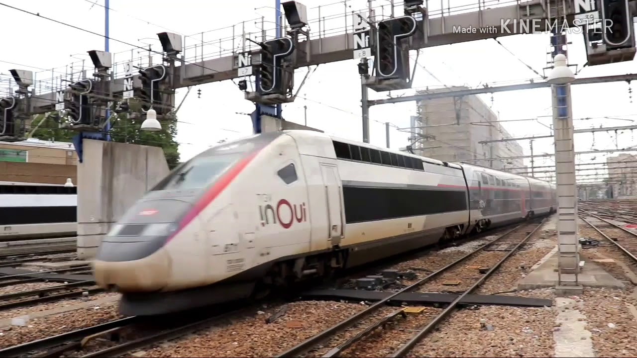 Paris Montparnasse avec/ mit TGV Atlantique, TGV InOui, TER Centre