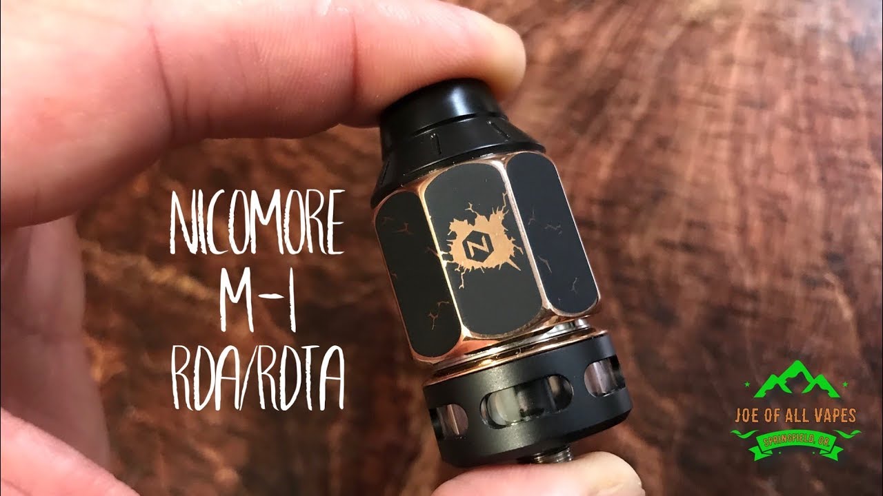 Nicomore M1 RDA/RDTA Review - YouTube