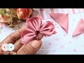 Amazing Kanzashi Flower - Hand Embroidery Works - Ribbon Tricks & Easy Making Tutorial #14