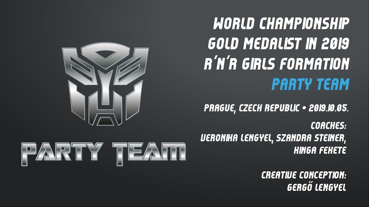 ROCK AND MAGIC SE, Hungary - Party Team girls formation - World Championship 2019