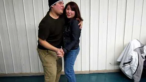 Michael Ashamock and Cheryl Hester dancing at thei...