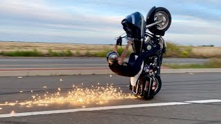 HOW TO GET YOUR BAGGER STUNT READY (BAGGER WHEELIES AND BURN OUTS)
