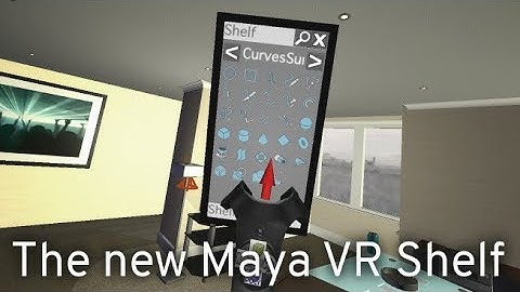 【3DCG Creation inVR】Meet the new Maya VR Shelf