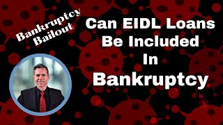 Can EIDL Loans be Included in Bankruptcy. Economic Injury Disaster Relief Loans in Bankruptcy.