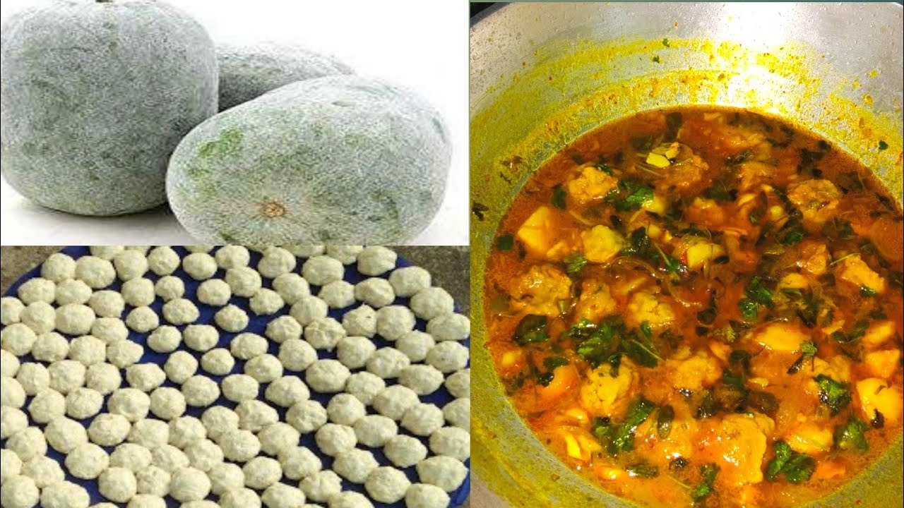 गांव में बनने वाली  रखिया की बड़ी  बहुत ही स्वादिष्ट सब्जी