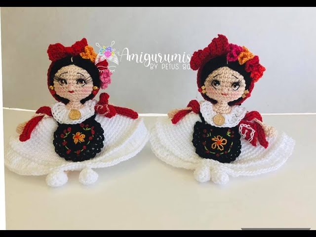 muñeca mazahua amigurumi