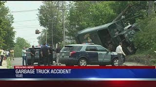 Man struck, killed by garbage truck in Ware