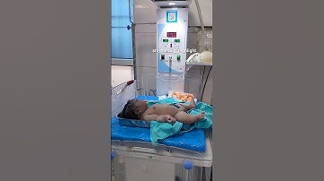 Newborn Baby In Radiant Warmer | Infant Radiant Warmer #infant #newbornbaby #baby #nursing #shorts