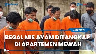 Empat Pelaku Begal dan Pembacokan Pedagang Mie Ayam Ditangkap di Apartemen Kawasan Cikarang