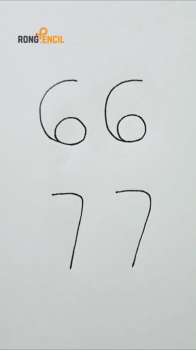 Unbelievable drawing with numbers 🥰 #drawing #art #easydrawing