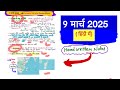 9 March 2025 | The Hindu Handwritten Notes For UPSC Prelims 2025| 9 March Current Affairs In Hindi