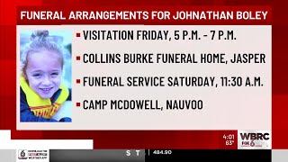 Funeral arrangements for Johnathan Boley
