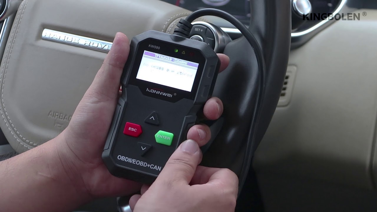 KONNWEI KW590 Full Function OBD II Code Reader Auto Diagnostic Tool ...
