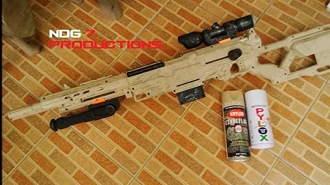 NERF LONGSTRIKE CS-6 MOD