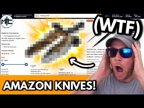 WEIRD AMAZON KNIVES! - I Spent OVER $200!!