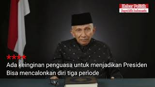 PRESIDEN TIGA PERIODE // PENGUBURAN DEMOKRASI