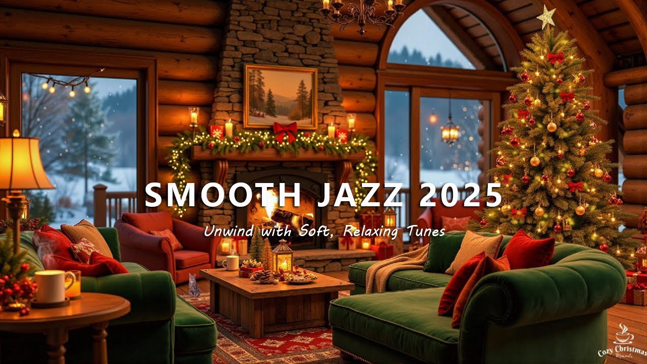 Relax and Unwind with Cozy Christmas Jazz 🎄 Soft Piano & Smooth ...