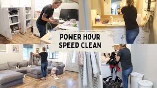 SPEED CLEANING || CLEANING MOTIVATION || POWER HOUR CLEAN WITH ME