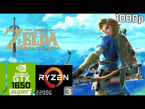 Zelda Breath Of The Wild CEMU Emulator, GTX 1050 ti, RX 570, 1650 SUPER, 750 ti, 1030