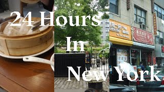 24 HOURS IN NEW YORK 📍| Travel Vlog, Mukbang, Shopping 🛍️ ✈️