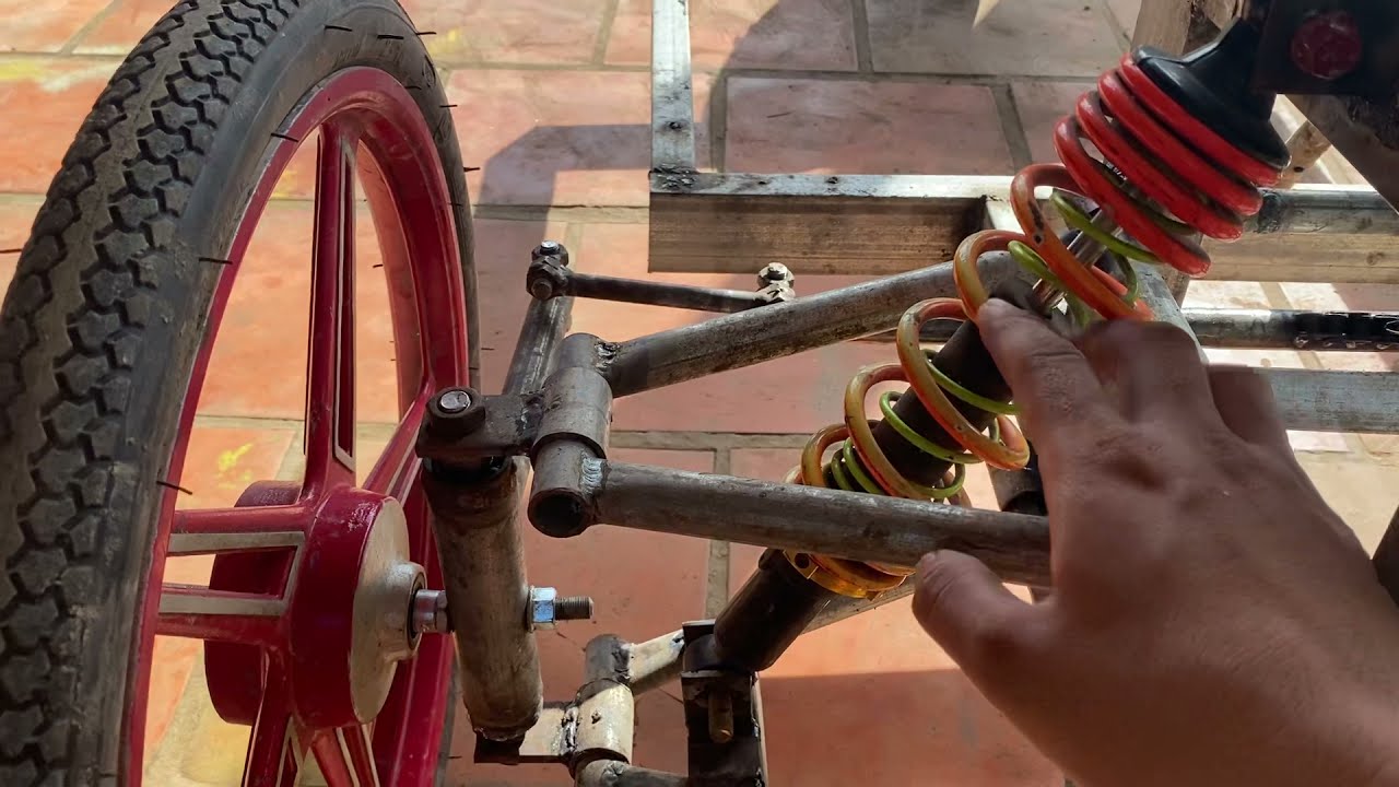 chế thước lái cho xe bốn bánh tự chế đơn giãn NTC