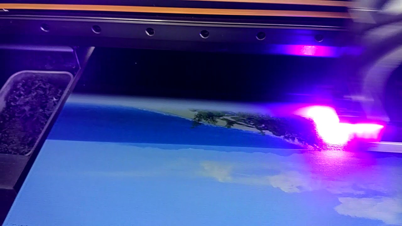 Glass Printing by A3 Smart UV Printer