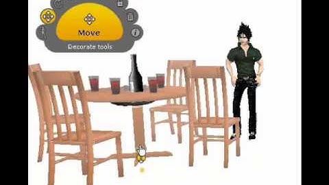 IMVU moving objects howto using ctrl and the shift button