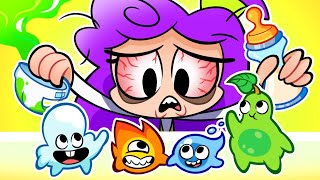 Cute Baby Four Elements Mom Is Home Funny English For Kids