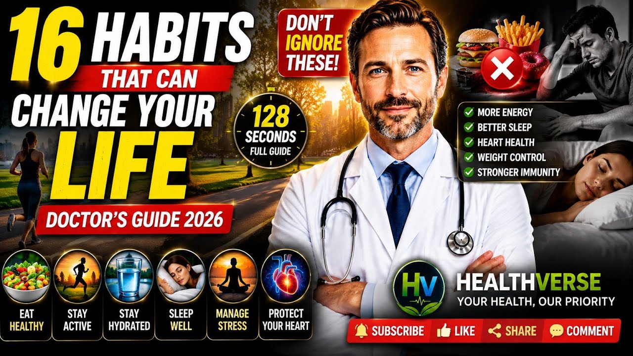 16 Healthy Habits That Can Change Your Life | Doctor's Health Guide 2026