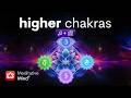 HIGHER CHAKRAS Healing Vibrations + Ocean Waves | Pineal Gland Activation/Open Third Eye/Heal Heart