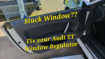 Fix your Mk2 Audi TT Window Regulator
