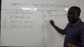 MATH101-LEC06: Absolute Value Equations - Part3