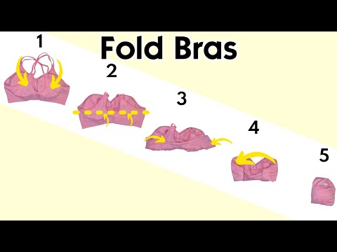 How to Fold Bras (With Padding or Underwire)