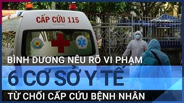 Xác định vi phạm của 6 cơ sở y tế tại Bình Dương từ chối cấp cứu khiến bệnh nhân tử vong
