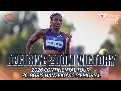 Shaunae Miller-Uibo Takes Women's 200m By STORM | 2026 Continental Tour Zagreb