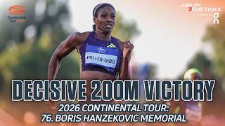 Shaunae Miller-Uibo Takes Women's 200m By STORM | 2026 Continental Tour Zagreb