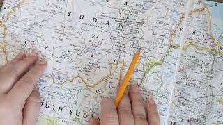 ASMR ~ Abyei Area History & Geography ~ Soft Spoken Map Tracing screenshot 5