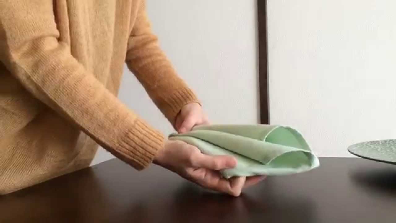 テーブルナプキンの折り方 バロン おもてなしのレッスン Omotenashi Napkin Folding Lesson Barron By Precious Plus Youtube