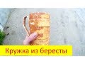 Пивная кружка из бересты своими руками