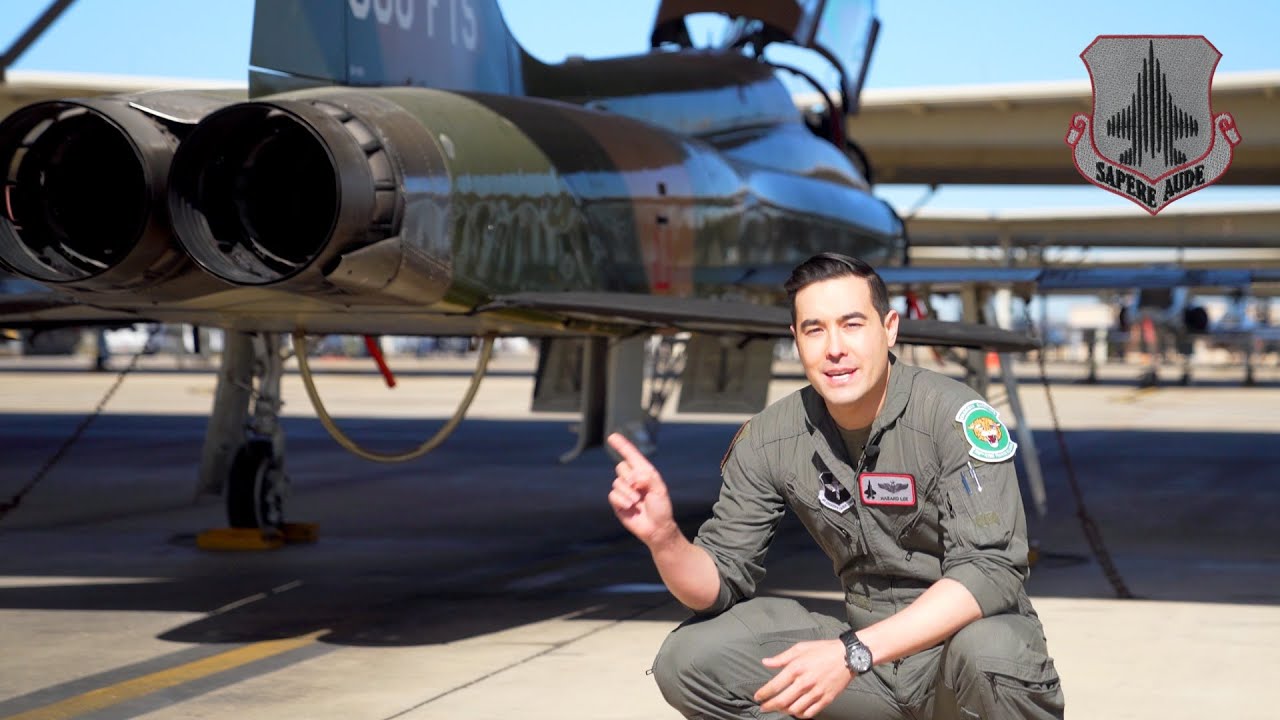 A Tour of the Air Force's Super Sonic Jet Trainer - YouTube