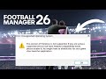 Football Manager 26: Error Unsupported Operating System | This version of Windows is not supported ✅