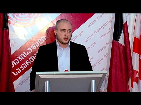 \"თავისუფალი საქართველოს\" წევრის თენგიზ ომანიძის ბრიფინგი