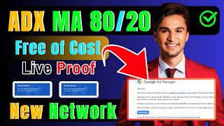 Unlimited Adx Approval MA 80 \ 20 Free of Cost in 24 Hours | how to get free adx ma approval #adx