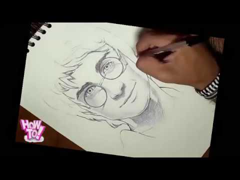 How to draw Harry Potter - SPECIAL EASY - YouTube