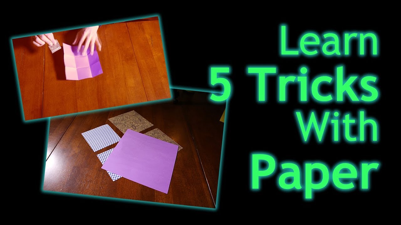 Easy Magic Tricks for Beginners and Kids With Paper - Learn These
