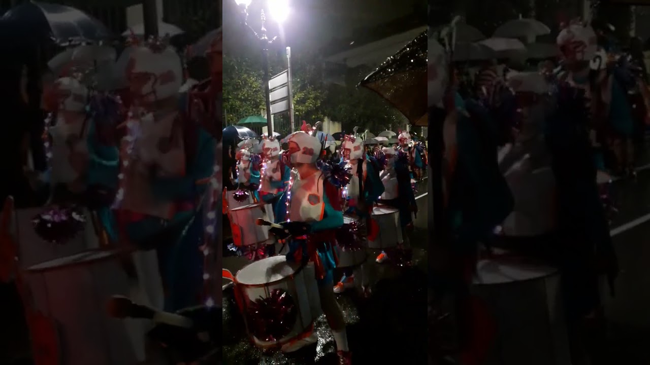 Carnival Gijon 2026 float parade. "Antroxu"