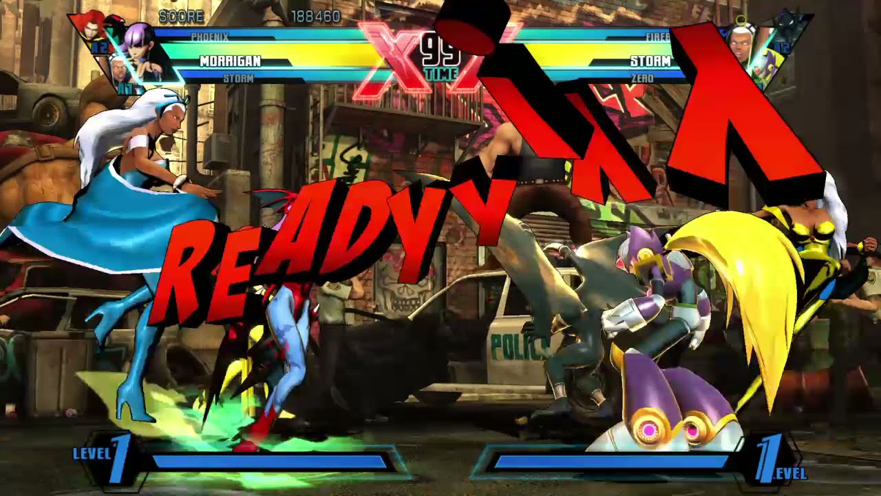 Requested ULTIMATE MARVEL VS. CAPCOM 3 Morrigan/Storm/Phoenix Arcade Gameplay